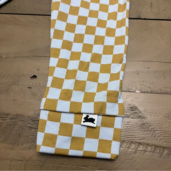 NWT Little and Lively blue/brown 9-12M leggings and headband - Picture 5 of 5